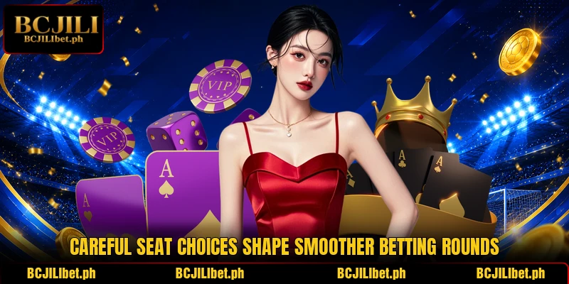 Careful seat choices shape smoother betting rounds Careful seat choices shape smoother betting rounds