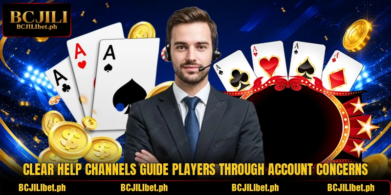 Clear help channels guide players through account concerns Clear help channels guide players through account concerns