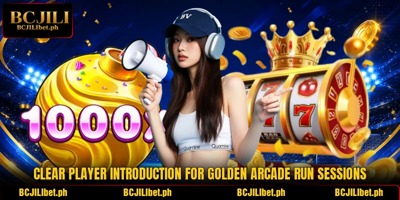 Clear player introduction for Golden Arcade Run sessions