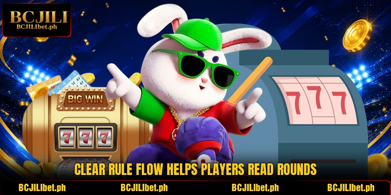 Clear rule flow helps players read rounds Clear rule flow helps players read rounds