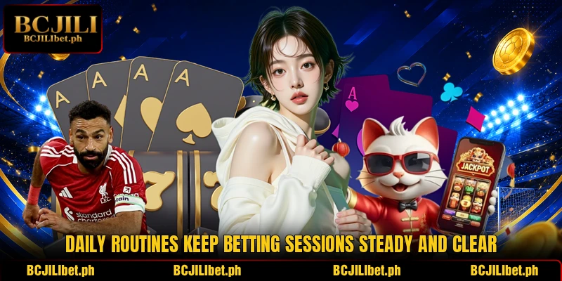 Daily routines keep betting sessions steady and clear