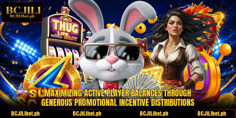 Maximizing active player balances through generous promotional incentive distributions