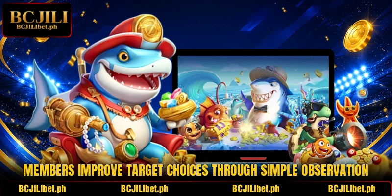 Members improve target choices through simple observation