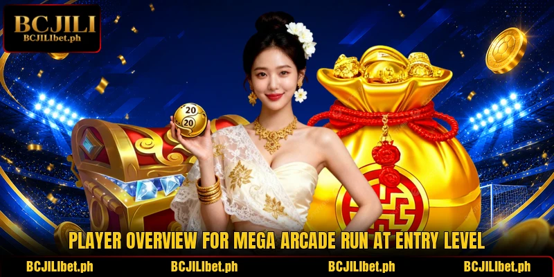 Player overview for Mega Arcade Run at entry level Player overview for Mega Arcade Run at entry level