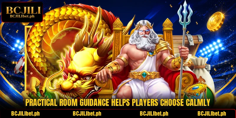 Practical room guidance helps players choose calmly Practical room guidance helps players choose calmly