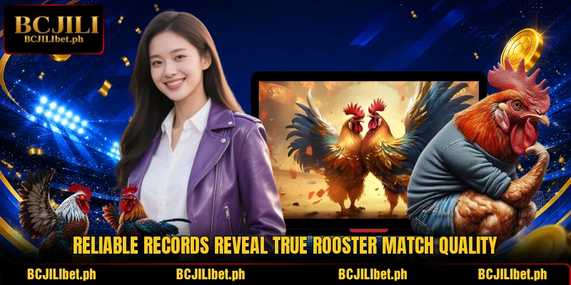 Reliable records reveal true rooster match quality Reliable records reveal true rooster match quality