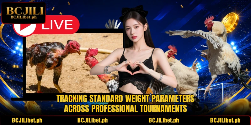 Tracking standard weight parameters across professional tournaments Tracking standard weight parameters across professional tournaments